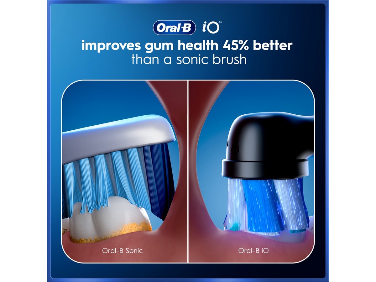 Oral-B iO5 elektrisk tannbørste (rosa) Tannbørstehoder