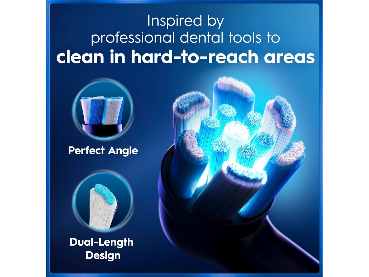 Oral-B iO5 elektrisk tannbørste (rosa) Tannbørstehoder