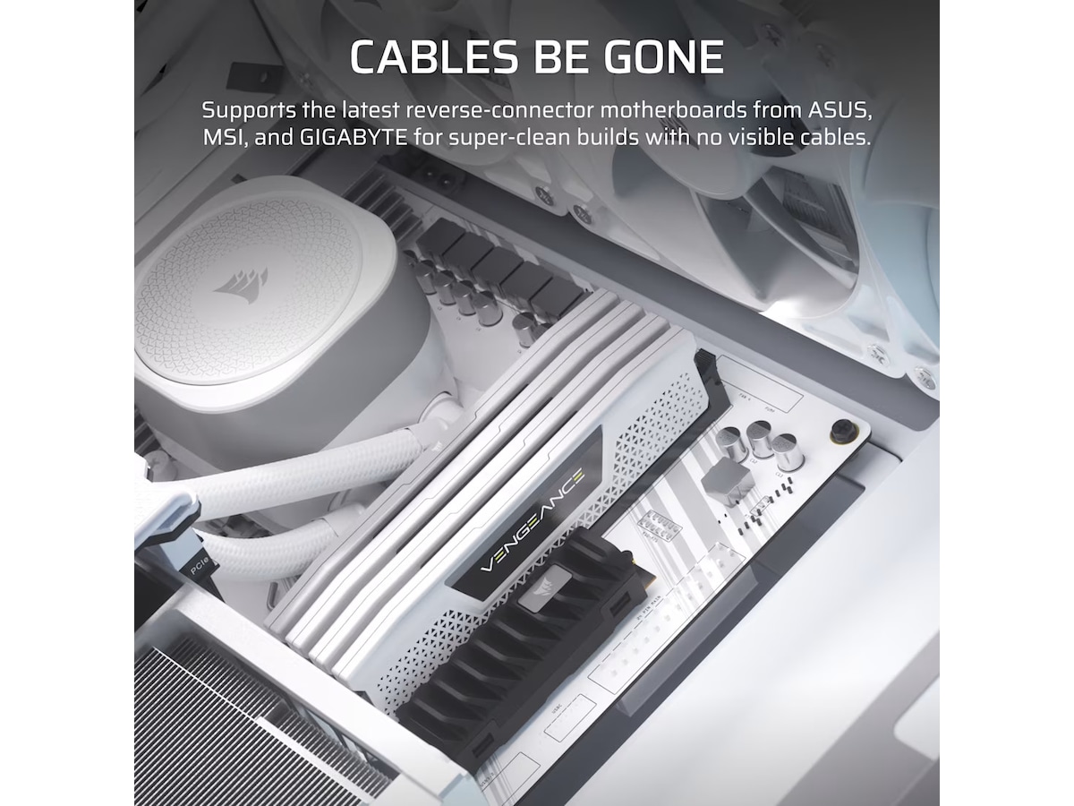 Corsair Frame 4000D LCD RS Performance Mid Tower (hvit) Midi tower