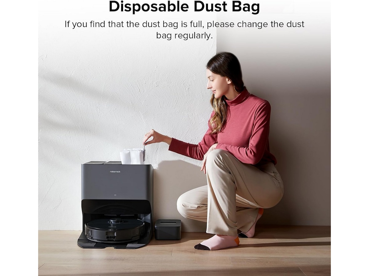 Roborock støvpose til ladestasjon 3 stk Tilbehør til støvsugere & rengjøring