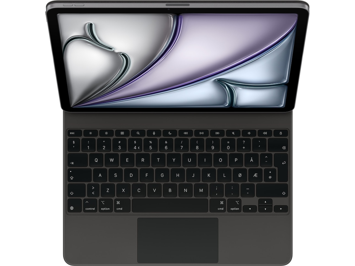 Apple iPad Air 13" Magic Keyboard (svart) Tastatur og stylus