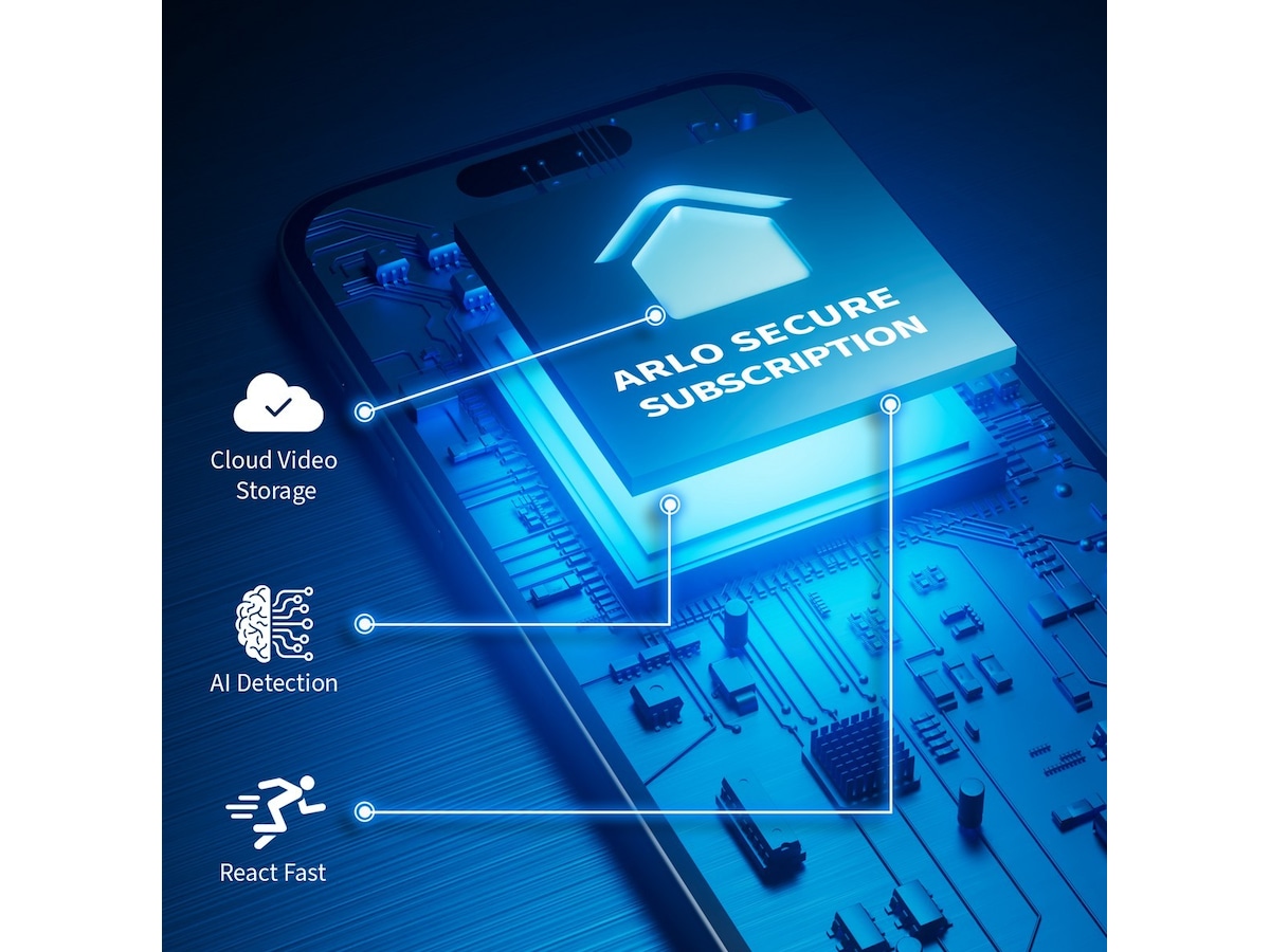 Arlo Essential 2 2K overvåkningskamera 2-pack Overvåkningskameraer