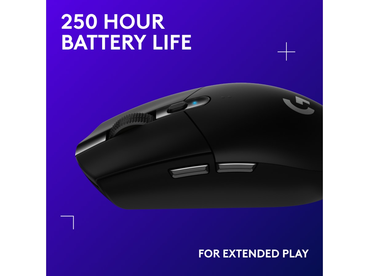 Logitech G305 LIGHTSPEED Trådløs Gamingmus (sort) Gamingmus