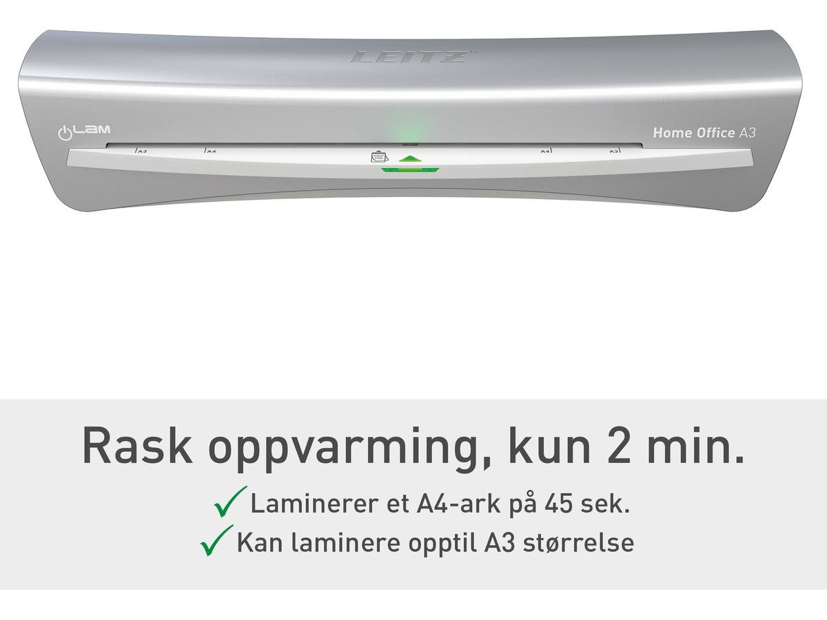 Leitz Lamineringsmaskin iLAM HOME Office A3 Lamineringsmaskiner