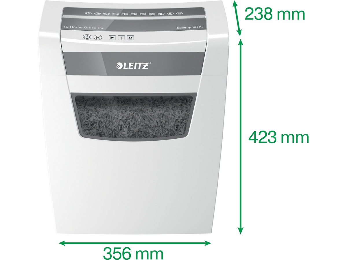 Leitz makuleringsmaskin IQ Home P4 Makuleringsmaskiner