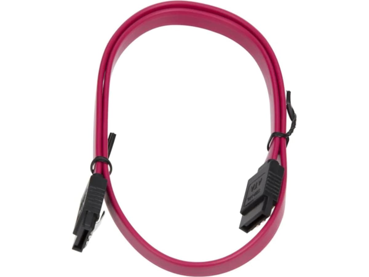 SATA 6 kabel 1m (rød) Datakabler