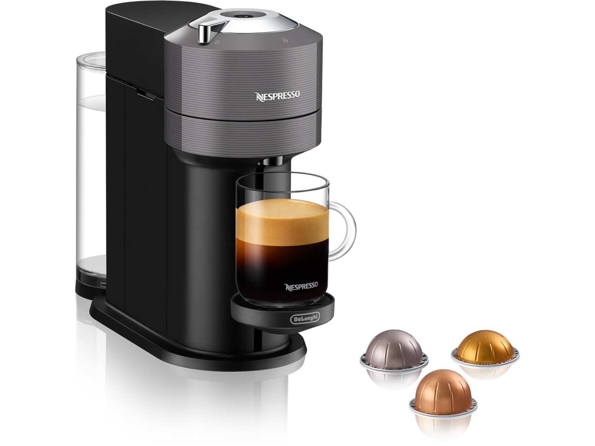 NESPRESSO Vertuo Next fra DeLonghi® Kapselmaskin (grå) Kapselmaskiner