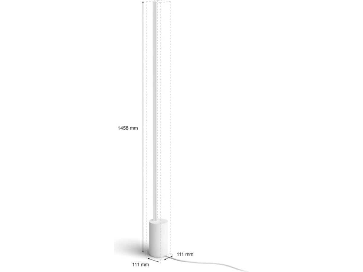 Philips Hue Gradient Signe gulvlampe (hvit) Gulvlampe