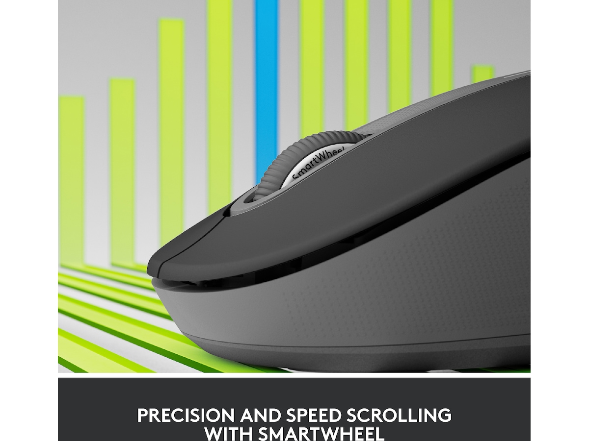 Logitech Signature M650 Large trådløs mus Grafittgrå Mus