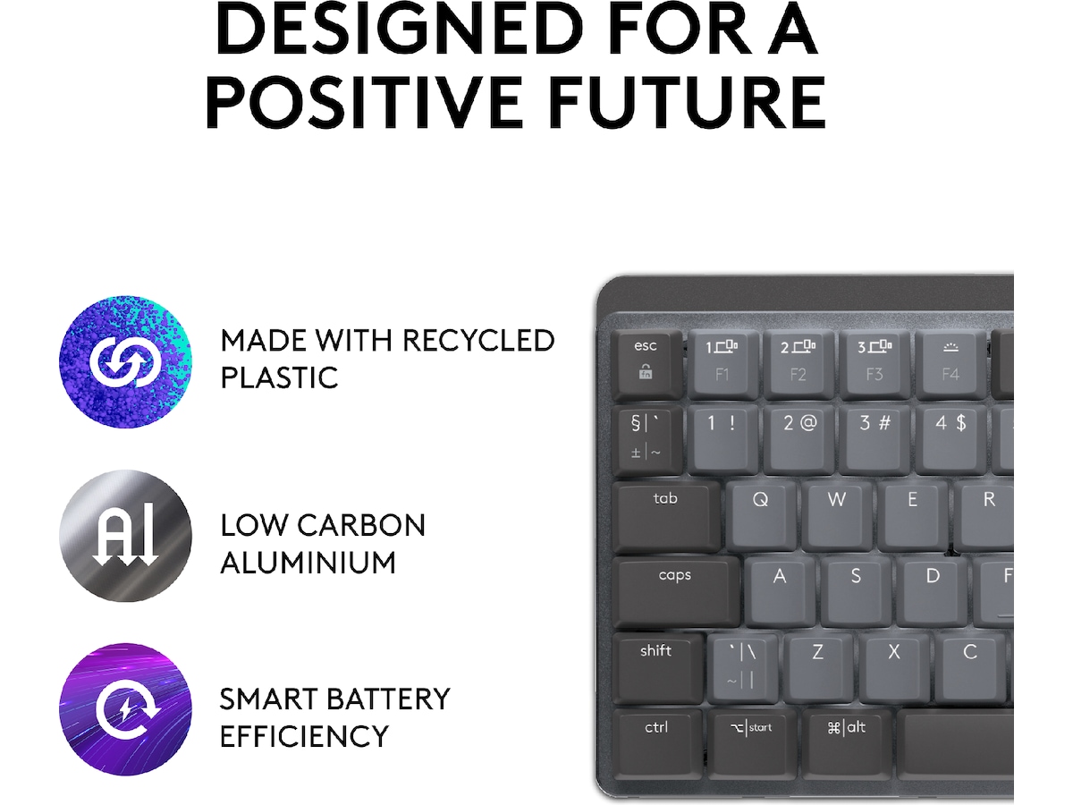 Logitech MX Mechanical Mini Minimalist Linear (graphite) Tastatur
