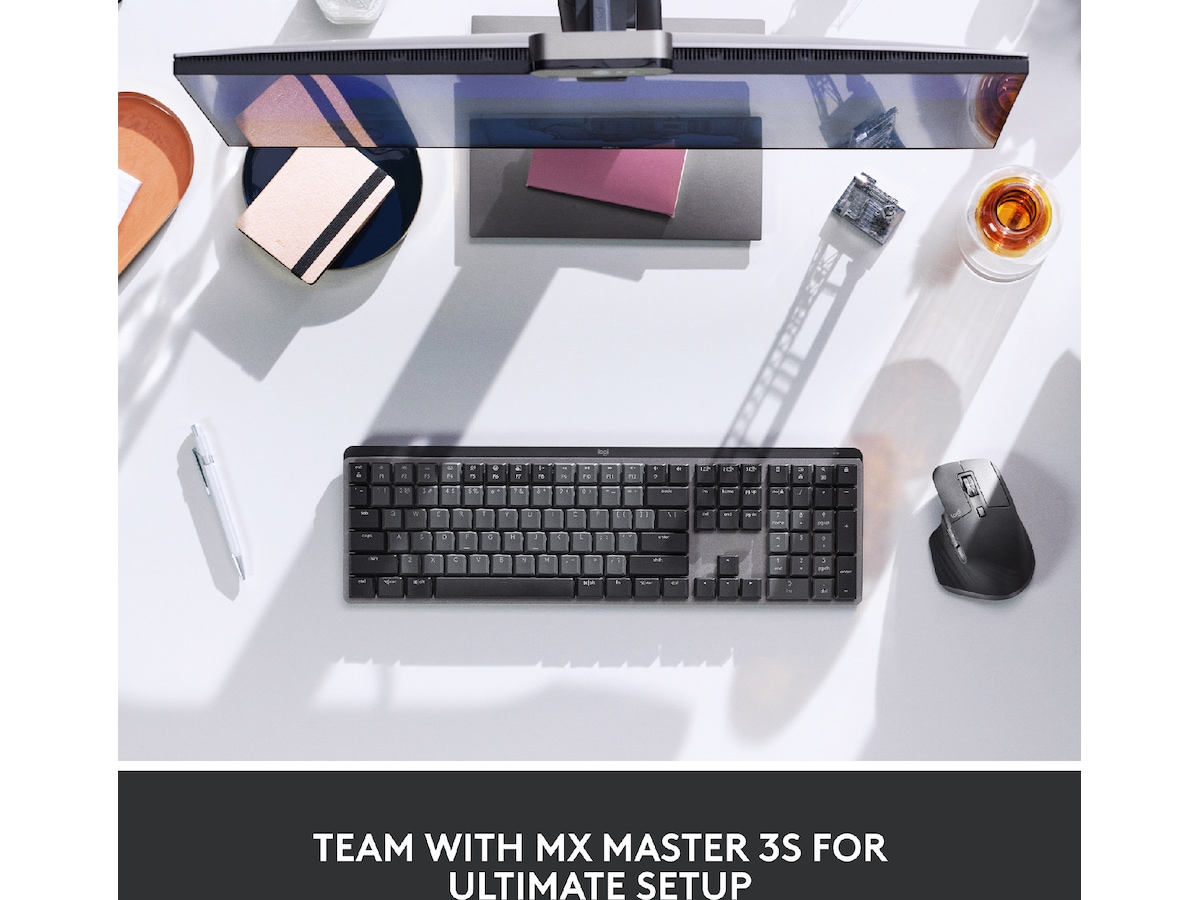 Logitech MX Mechanical Wireless Linear (graphite) Tastatur