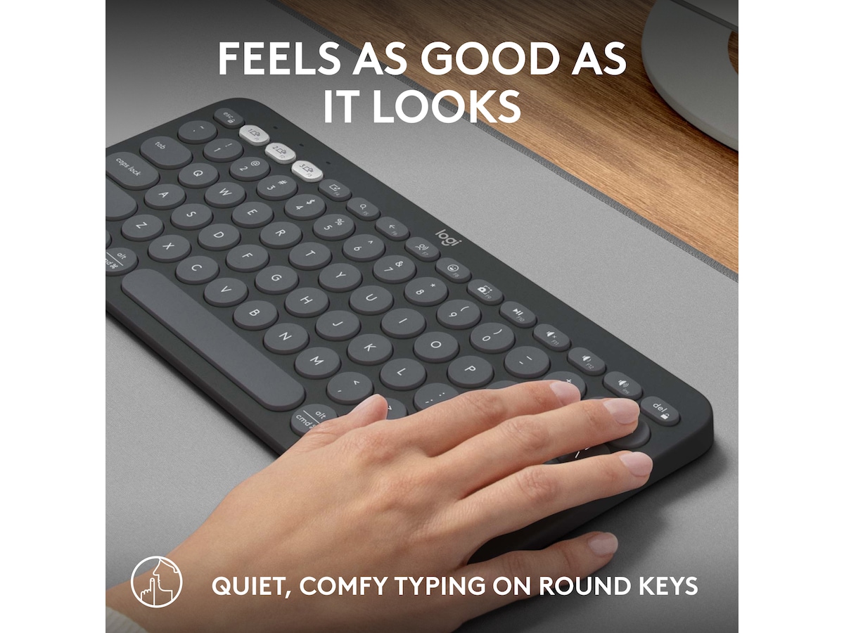 Pebble Keys 2 K380s (sort) Tastatur