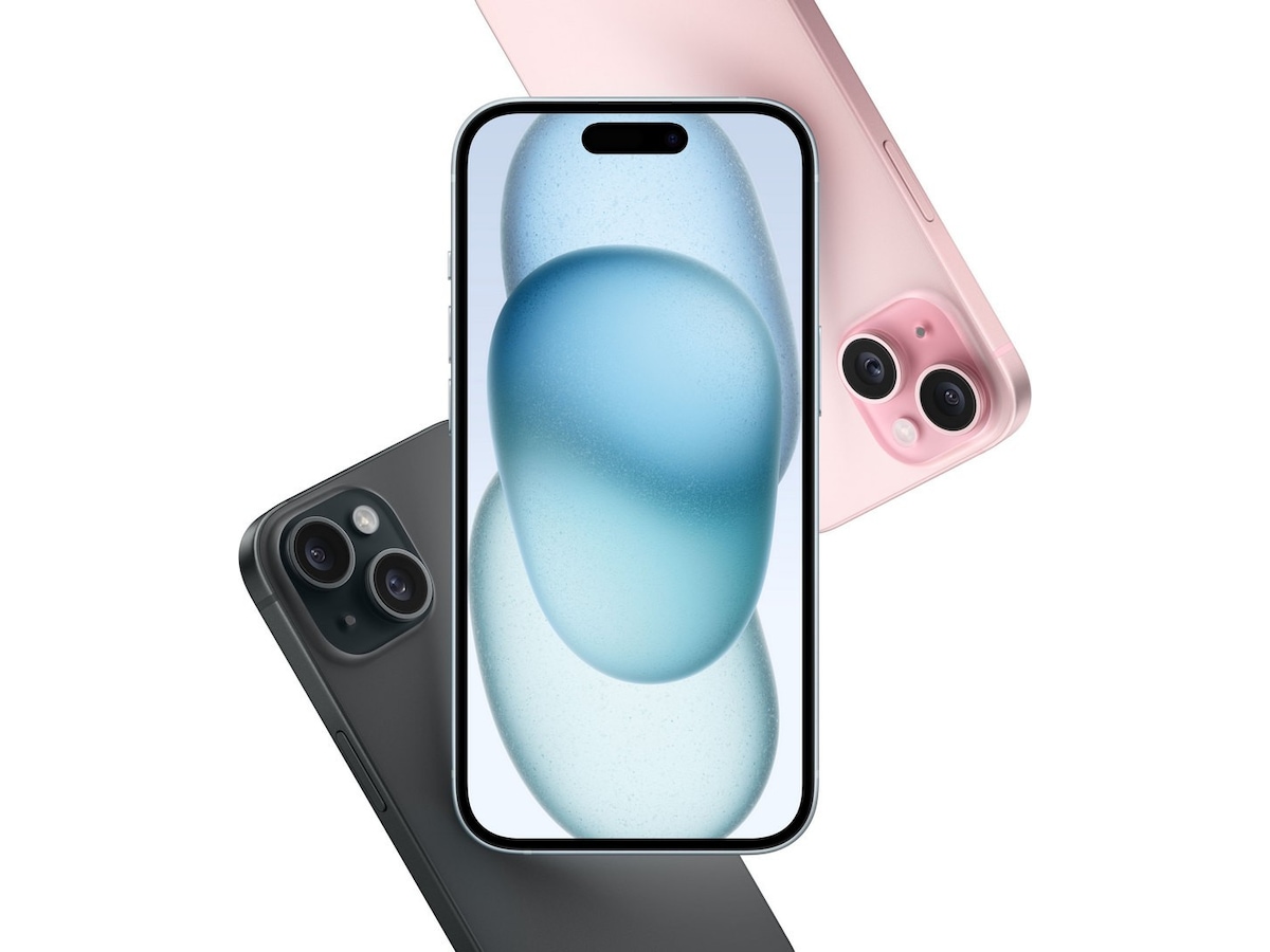 iPhone 15 128GB (sort) Mobiltelefoner