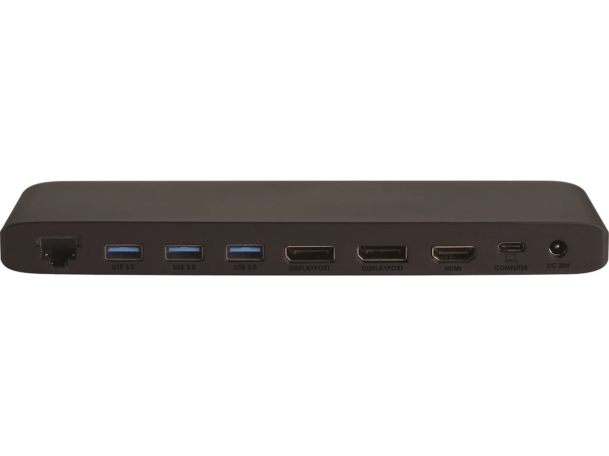 Andersson USB-D3000 USB-C 4K dockingstasjon (sort) Dockingstasjon & USB-HUB