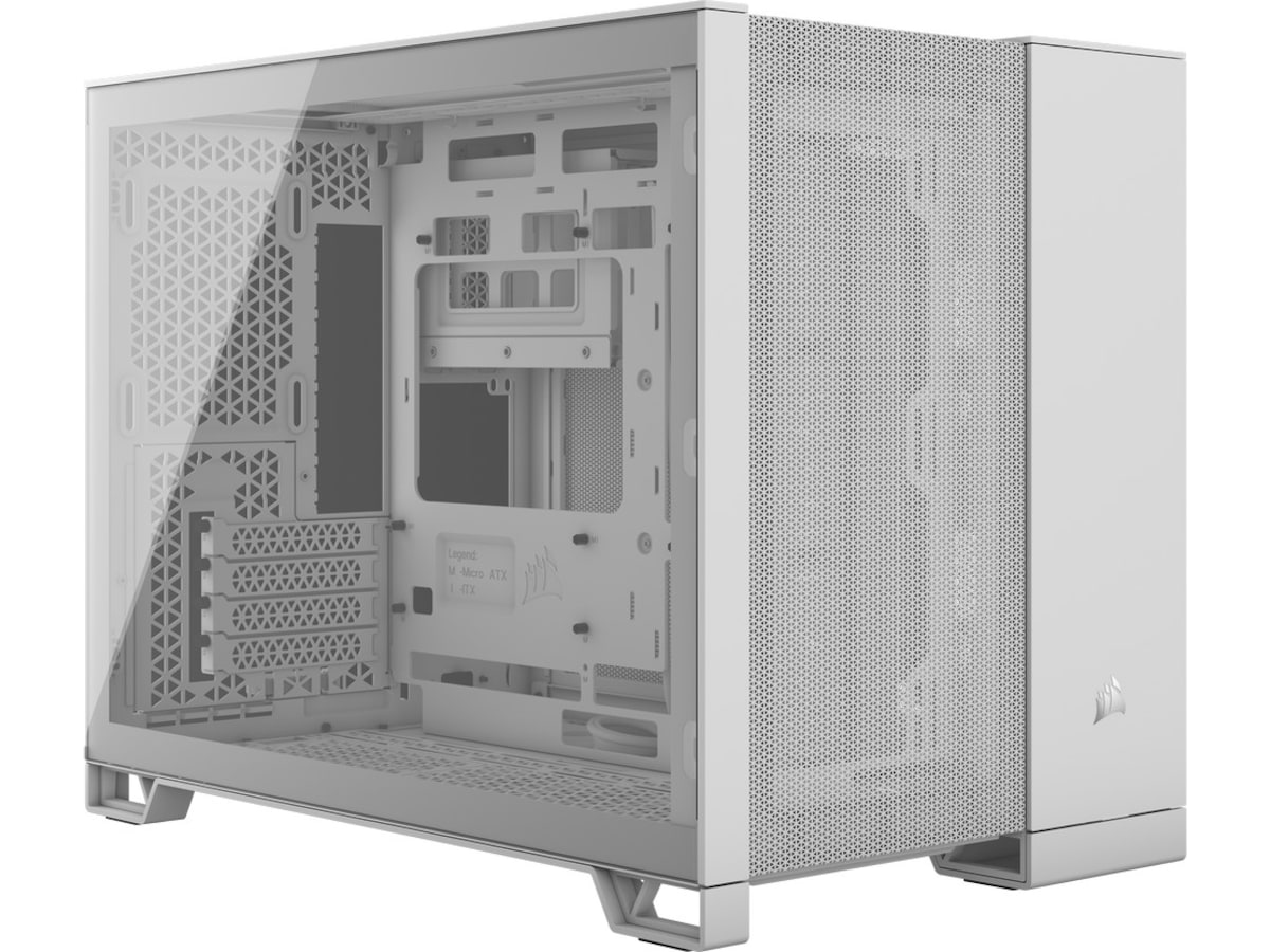 Corsair 2500D Airflow mATX Mid Tower (hvit) Midi tower