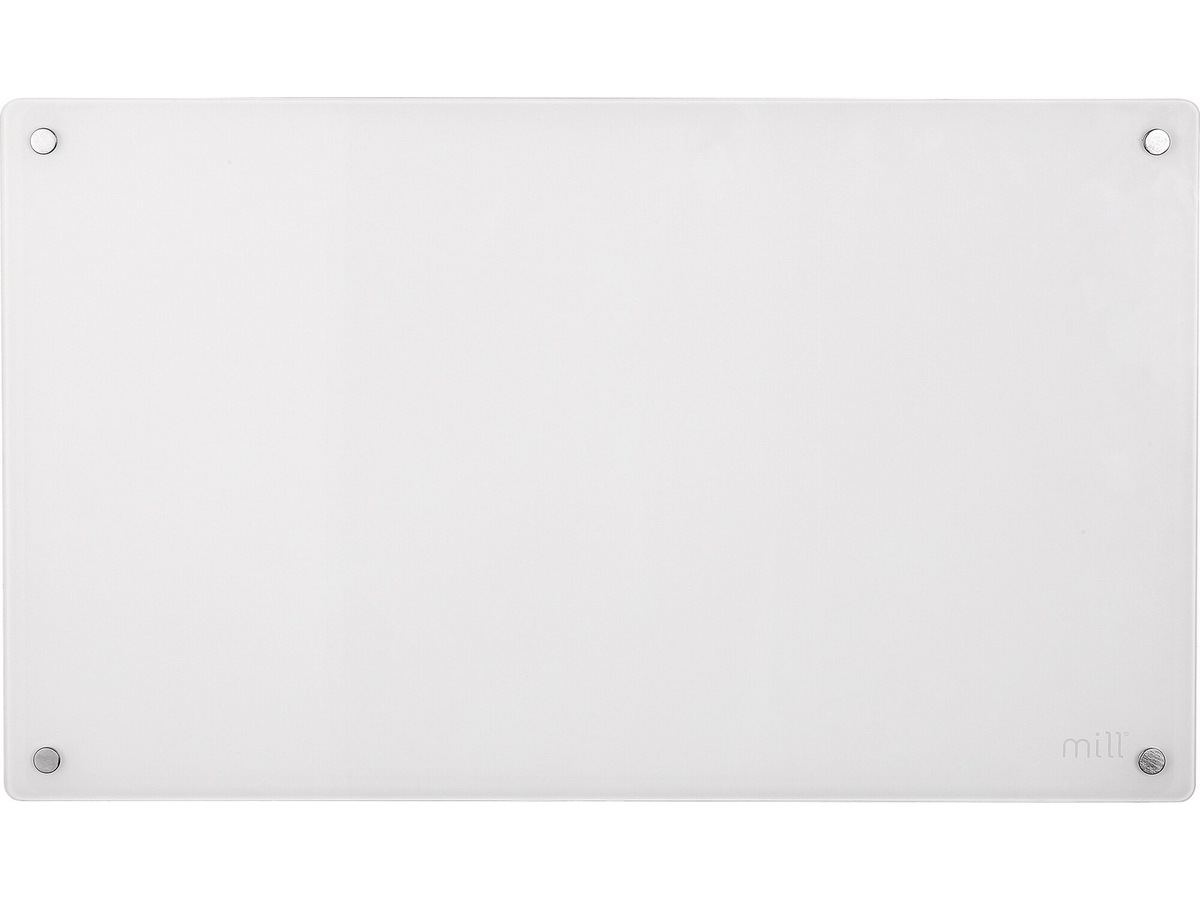 Mill Glass panelovn 700W (hvit) 2-pack Panelovner