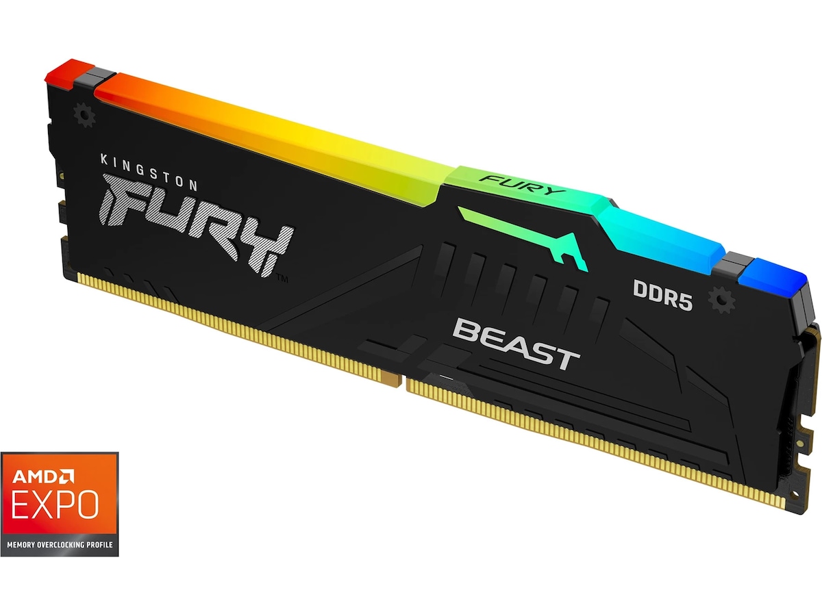 Kingston FURY Beast RGB DDR5 5600MHz 32GB Minnebrikker