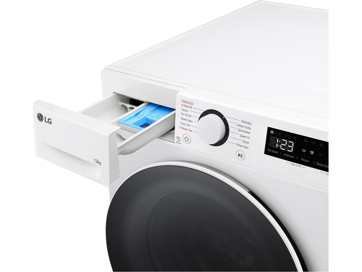 LG 13KG Vaskemaskin F4Y5LYP0W -B-Grade Demo vask & tørk