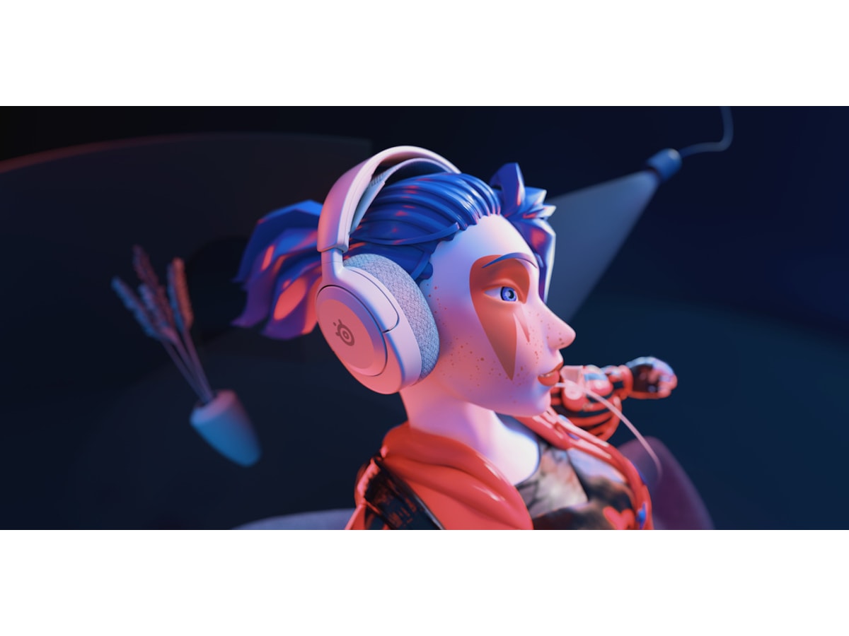 Steelseries Arctis Nova 1 (hvit) Gaming headset