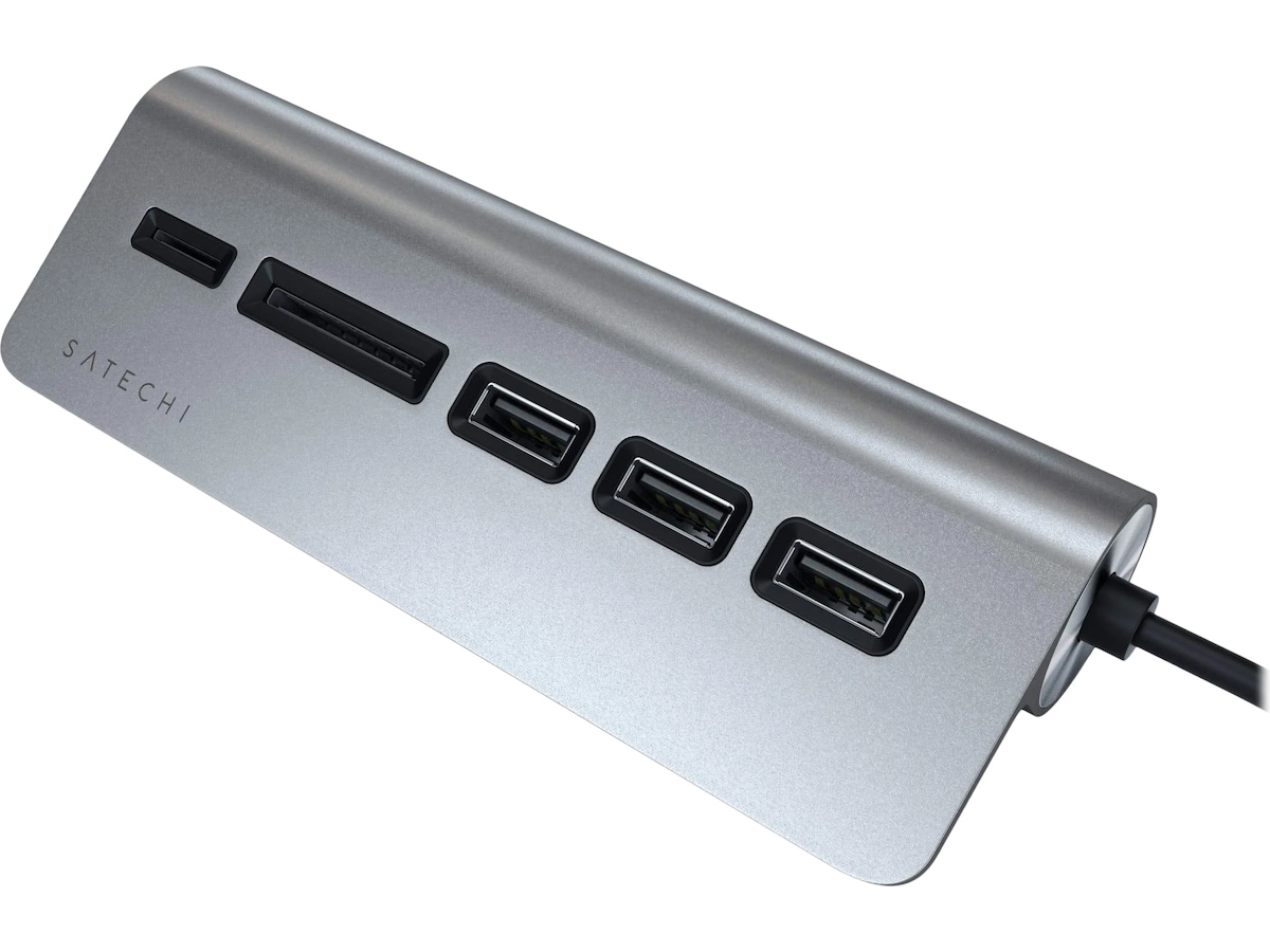 Satechi USB-C Combo Hub (space grey) Dockingstasjon & USB-HUB