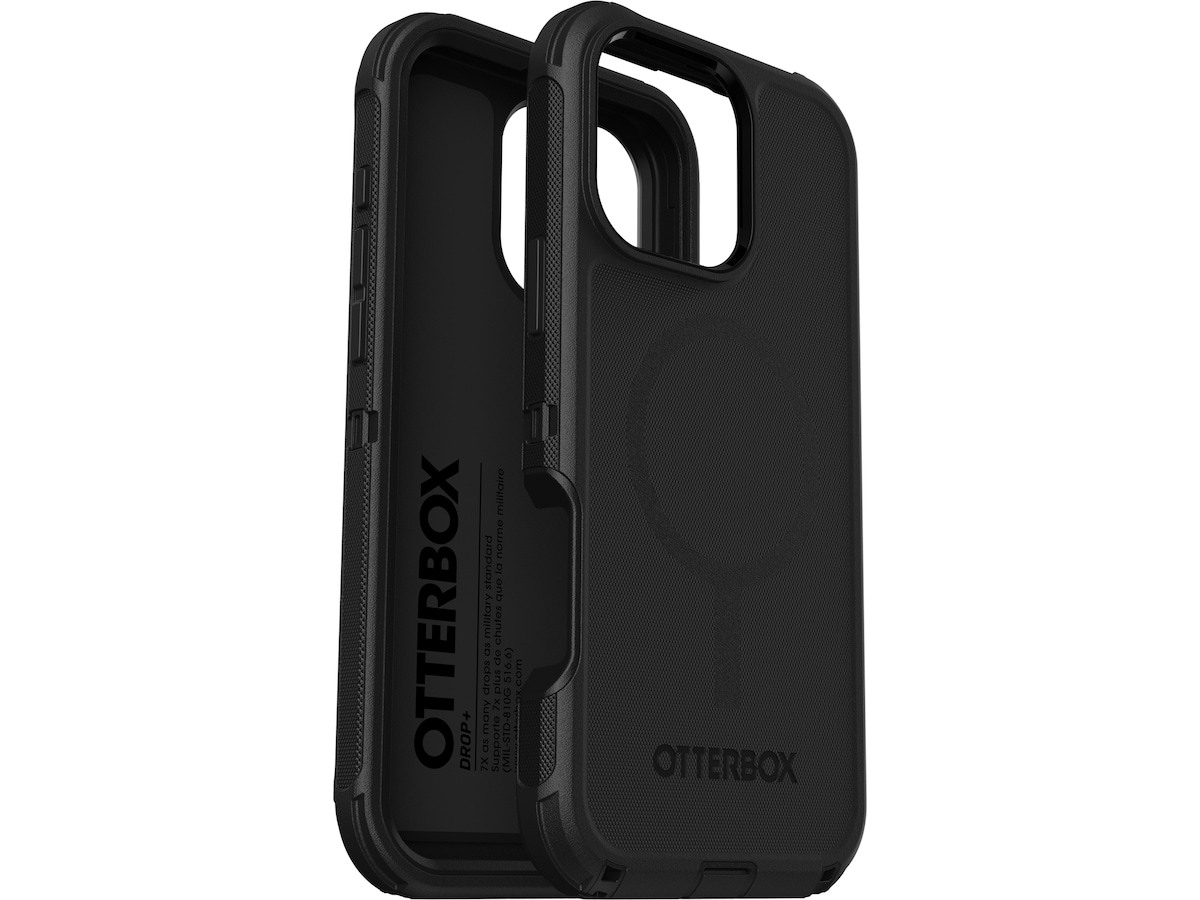 OtterBox iPhone 16 Pro Max Defender deksel - ProPack (sort) Deksel til mobiltelefon