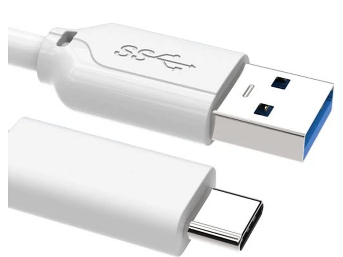 Andersson USB-C til USB-A kabel 2m (hvit) USB-kabler