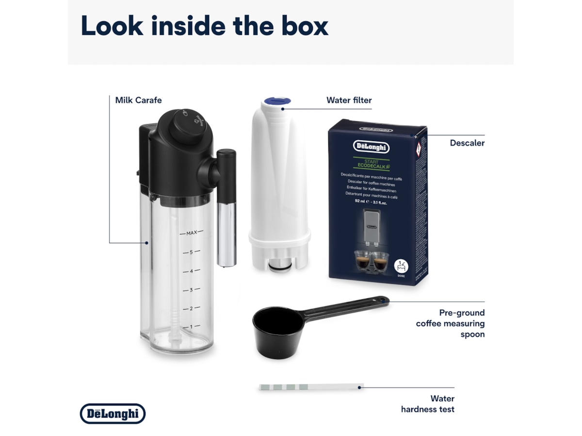 Delonghi Magnifica EVO Next ECAM310.60.B Automatisk kaffemaskin (sort) Espressomaskiner