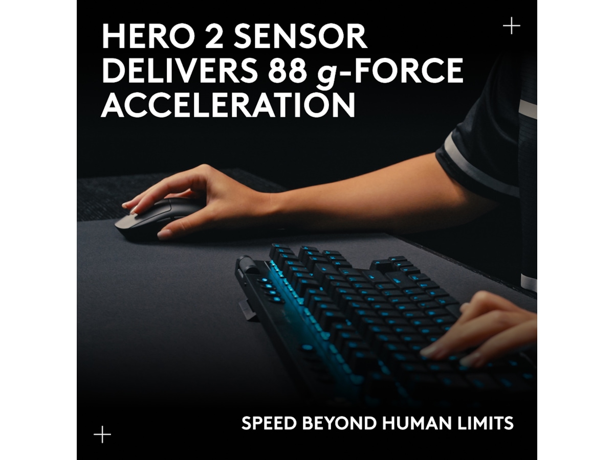 Logitech PRO 2 Lightspeed Trådløs Gamingmus (rosa) Gamingmus