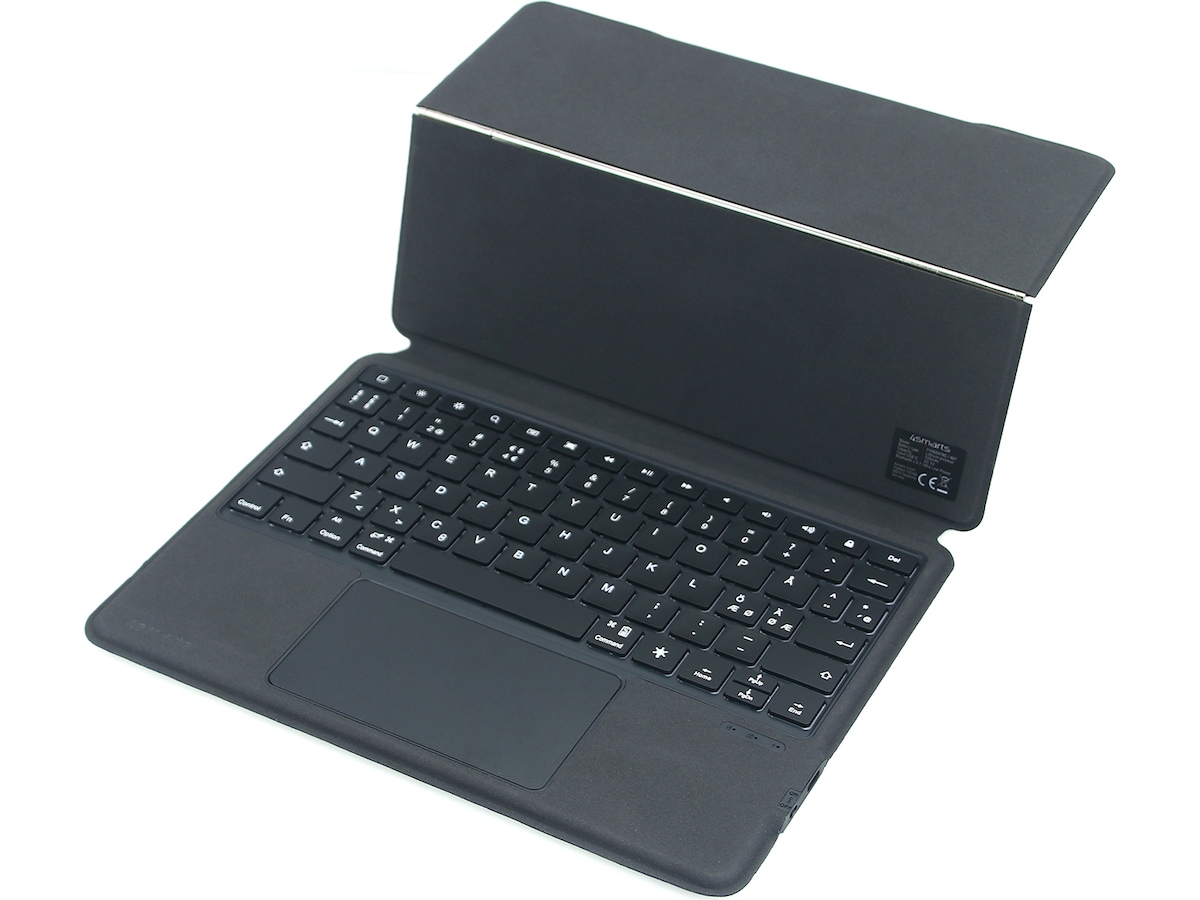 4smarts iPad Pro 13" 2-i-1 Tastaturdeksel (grå) Tastatur og stylus