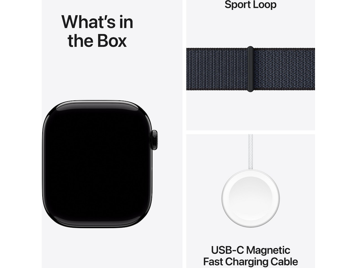 Apple Watch Series 10 46mm GPS + LTE Aluminium (gagatsvart) Smartklokker