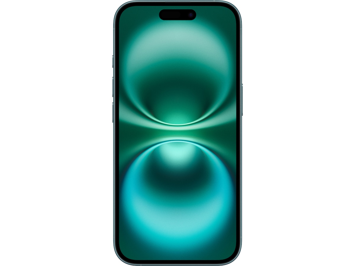 iPhone 16 128GB (blågrønn) Mobiltelefoner