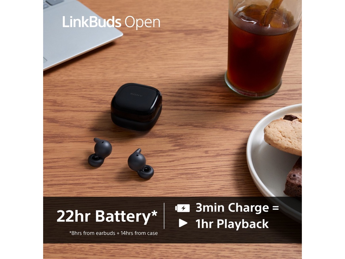 Sony Linkbuds Open True Wireless ørepropper (sort) Ørepropper