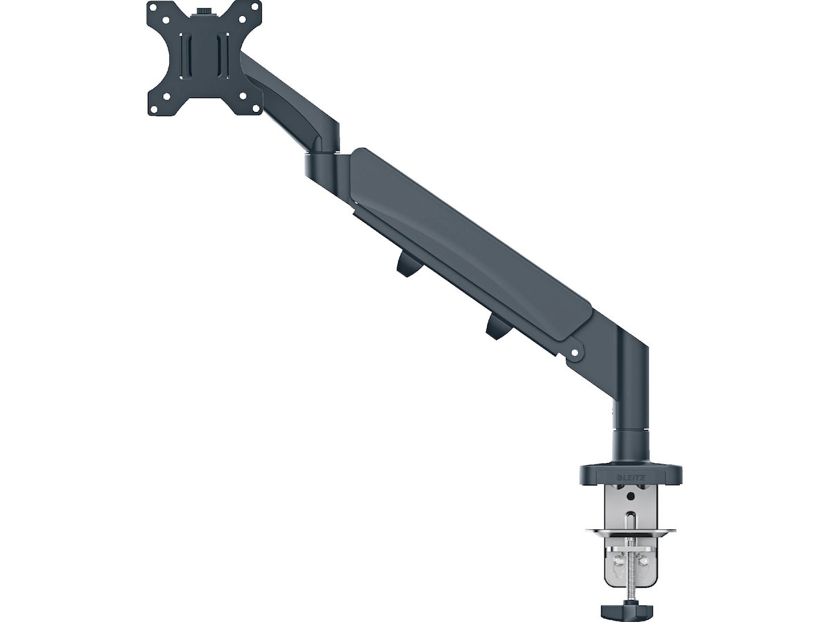 Leitz Ergo Skjermarm enkel, plassbesparende, 17”-32” flat /buet skjerm Bord og veggfeste