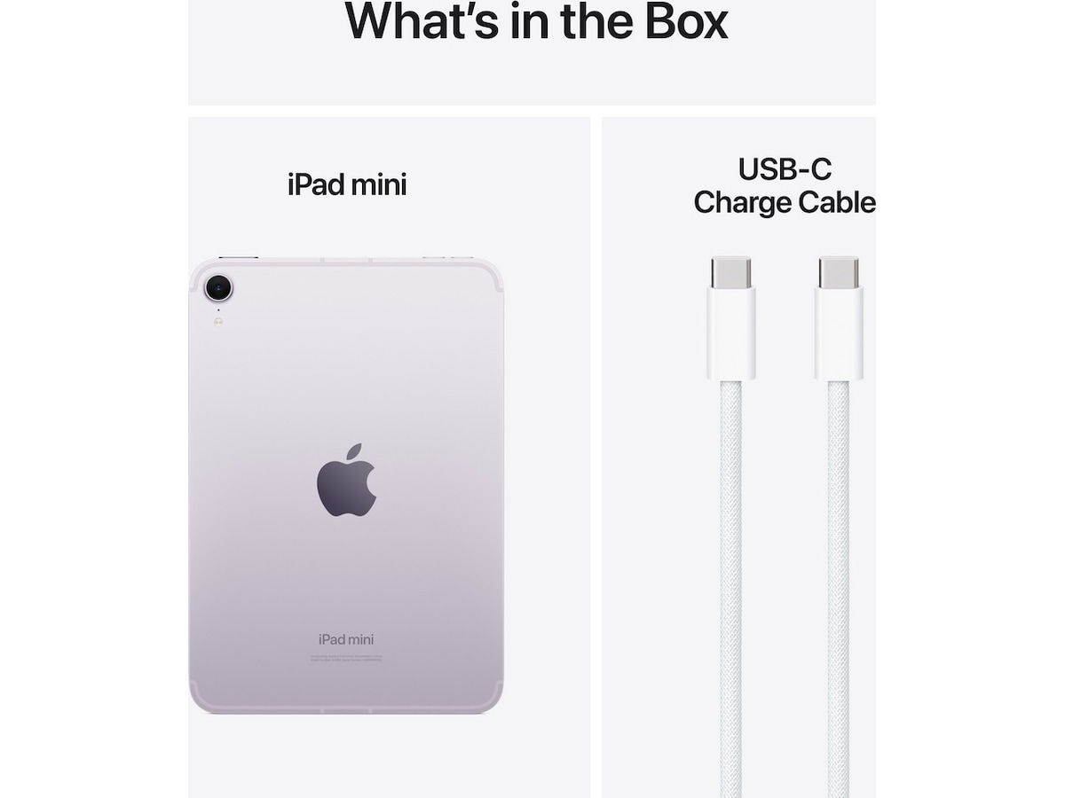 iPad mini (2024) 512GB 5G (lilla) Nettbrett / iPad