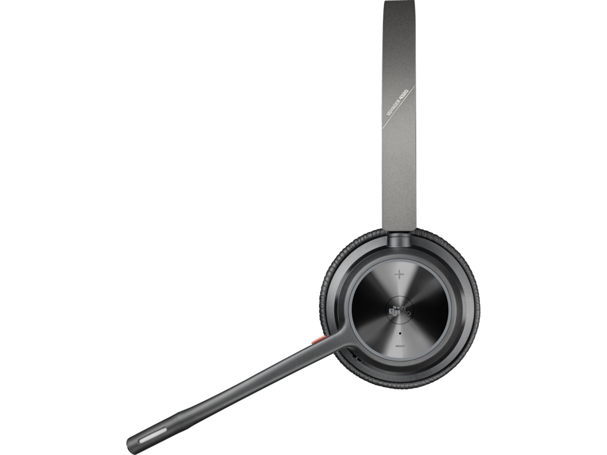 Poly Voyager 4320-M MS USB-C Headset med ladestativ Hodesett, trådløse