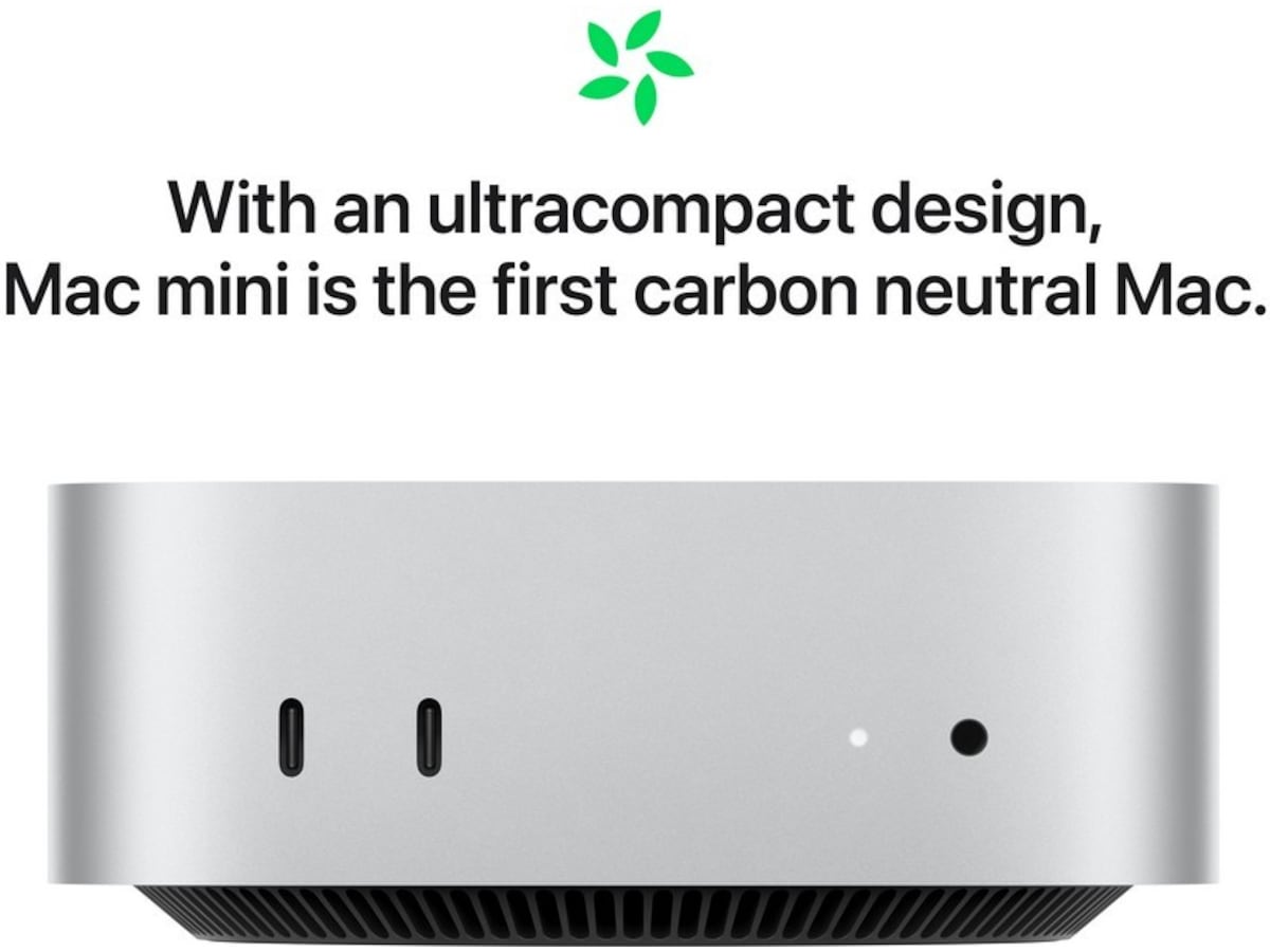 Mac Mini M4 (2024) 256GB Stasjonær PC