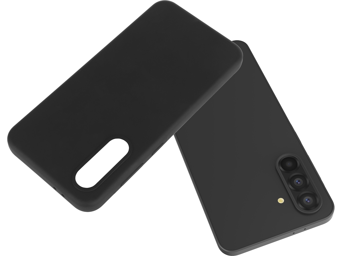 iiglo Galaxy A56 Silikondeksel (sort) Deksel til mobiltelefon