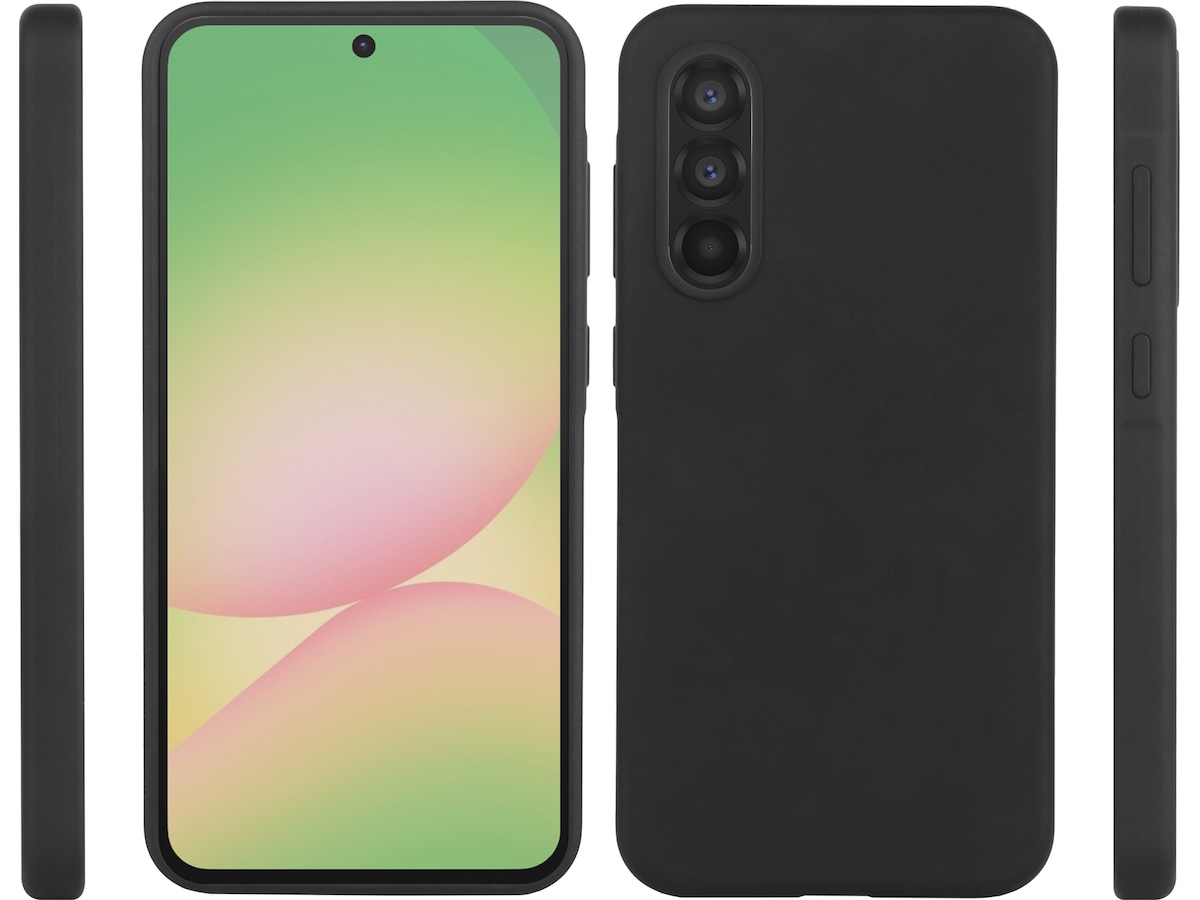 iiglo Galaxy A56 Silikondeksel (sort) Deksel til mobiltelefon