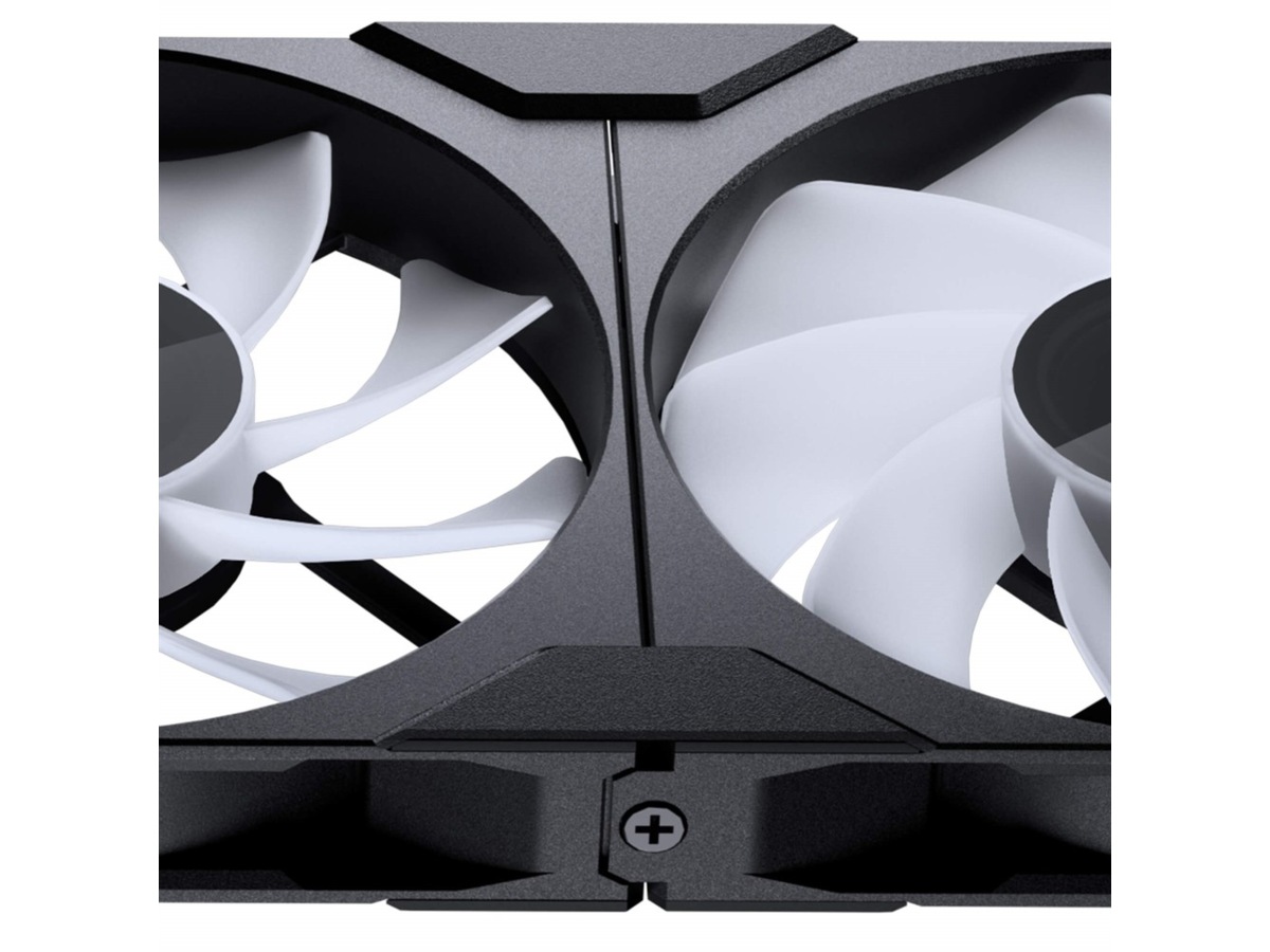 Phanteks M25 Gen2 120mm DRGB Reversed Vifte 3pk (sort) Vifter