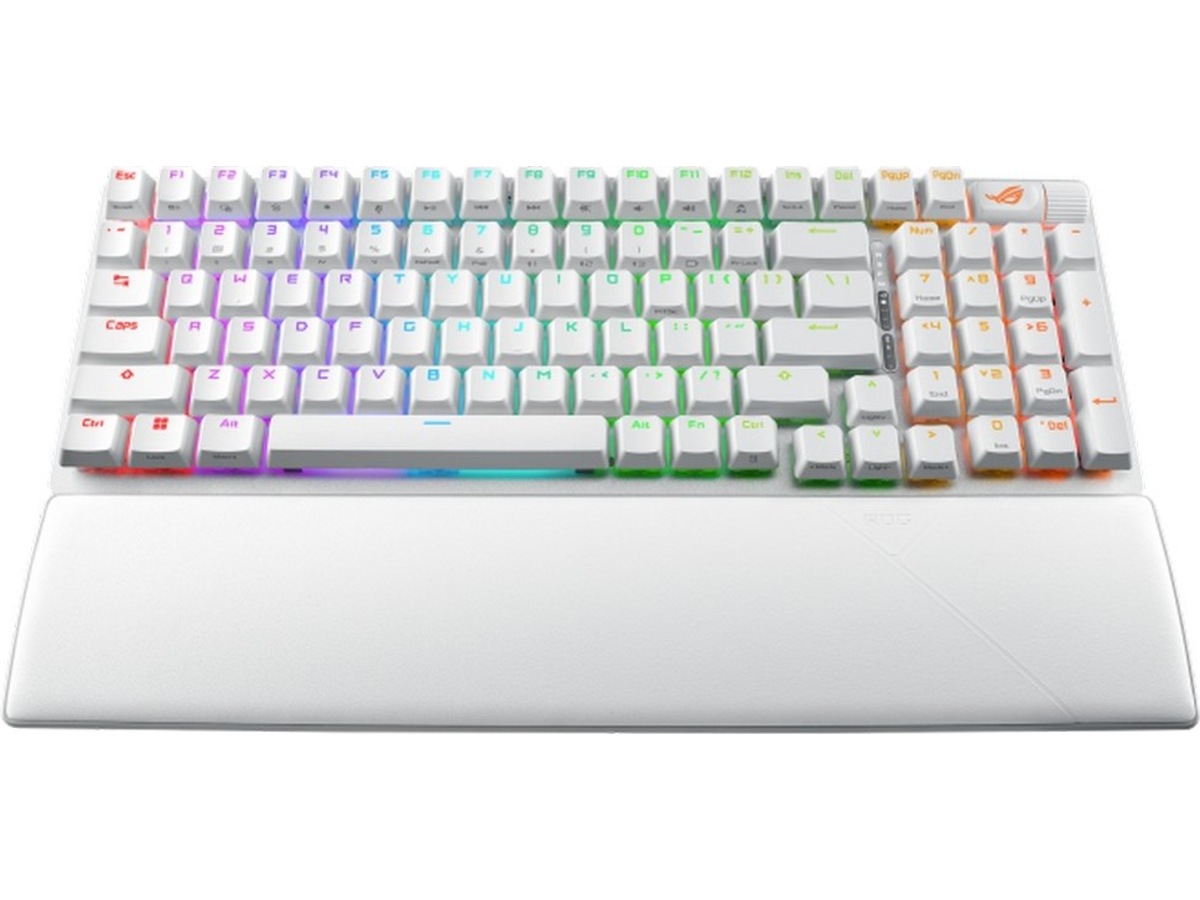 ASUS ROG Strix Scope II 96 trådløst gaming tastatur (hvit) -B-Grade Demo tastatur