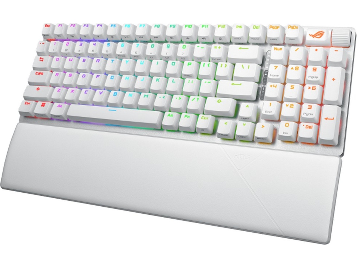 ASUS ROG Strix Scope II 96 trådløst gaming tastatur (hvit) -B-Grade Demo tastatur