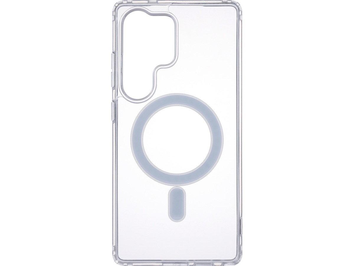 iiglo Galaxy S25 Ultra Magnetic Silikondeksel (gjennomsiktig) Deksel til mobiltelefon
