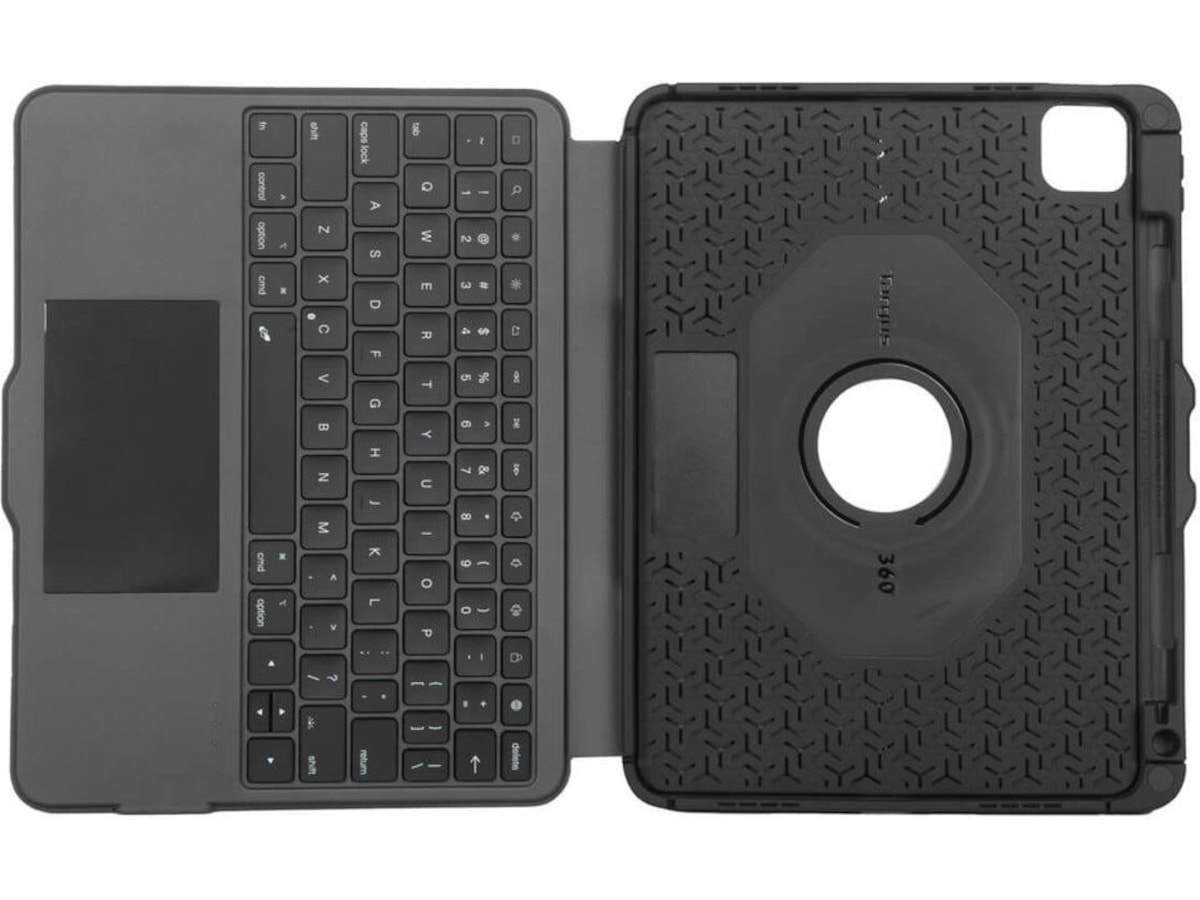 Targus iPad 10,9/11/Air 11" (M2/M3) VersaVu Tastaturdeksel (sort) Tastatur og stylus