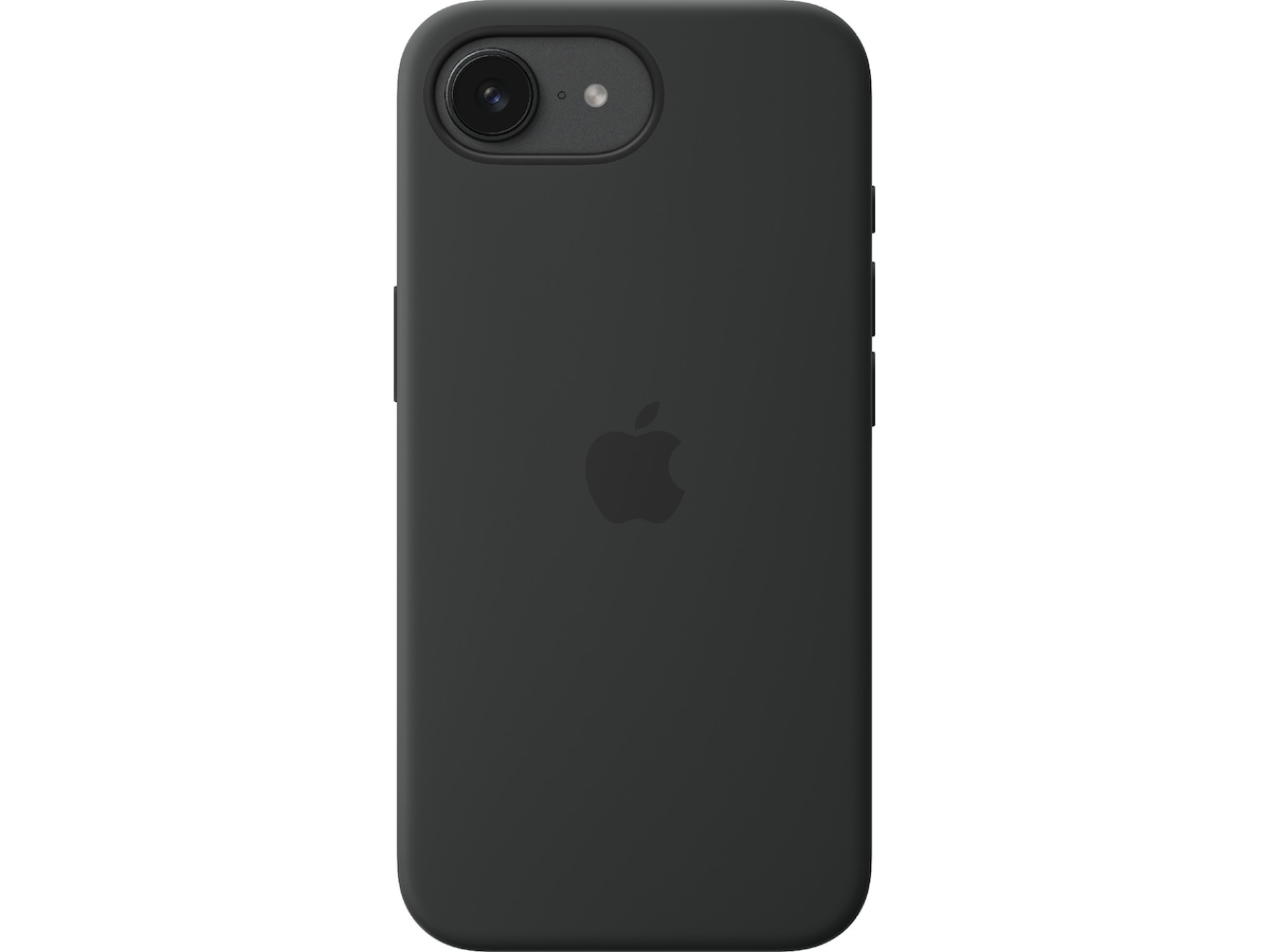 iPhone 16e Silikondeksel (sort) Deksel til mobiltelefon