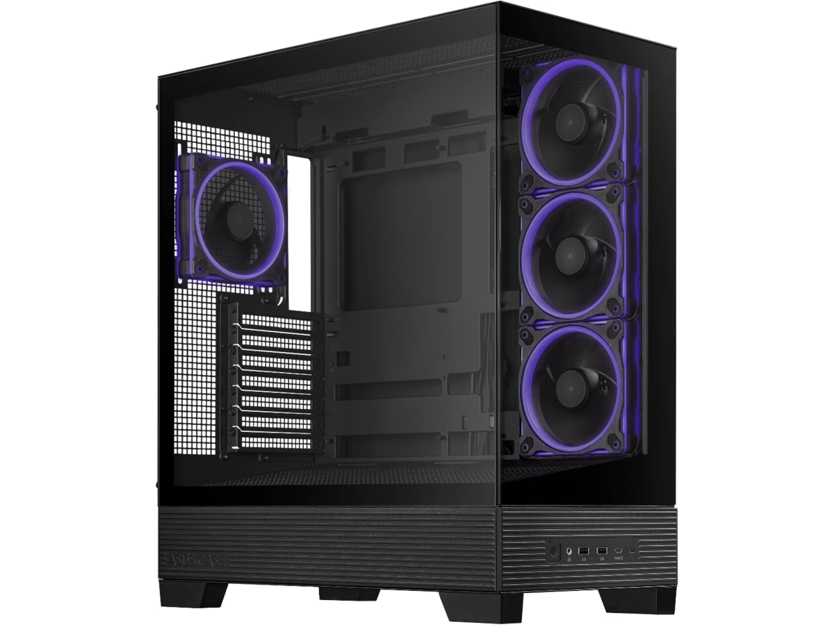 Asus A31 PLUS ARGB Mid Tower (sort) Midi tower