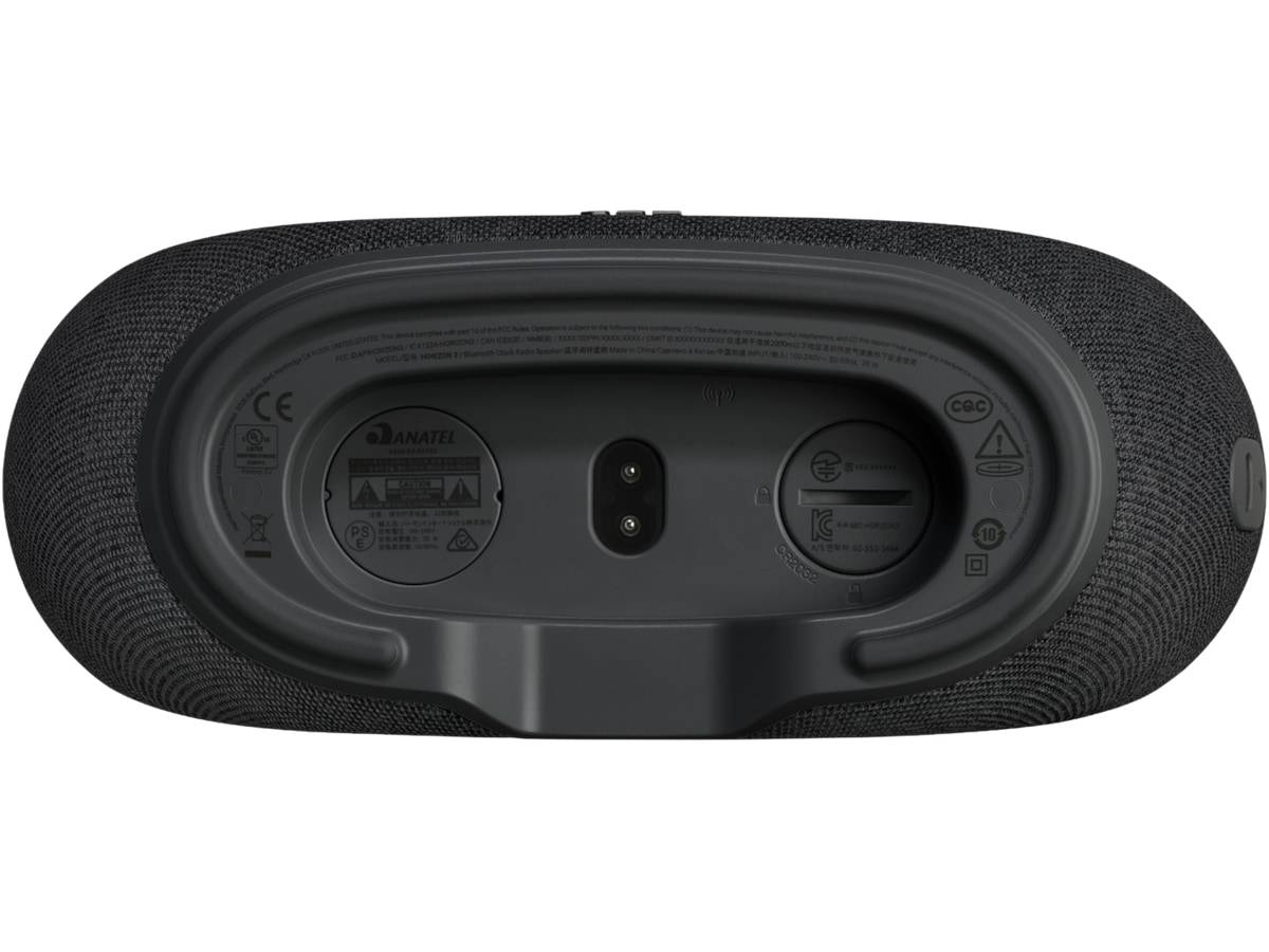 JBL Horizon 3 FM Klokkeradio (sort) Trådløs / Bluetooth-høyttaler