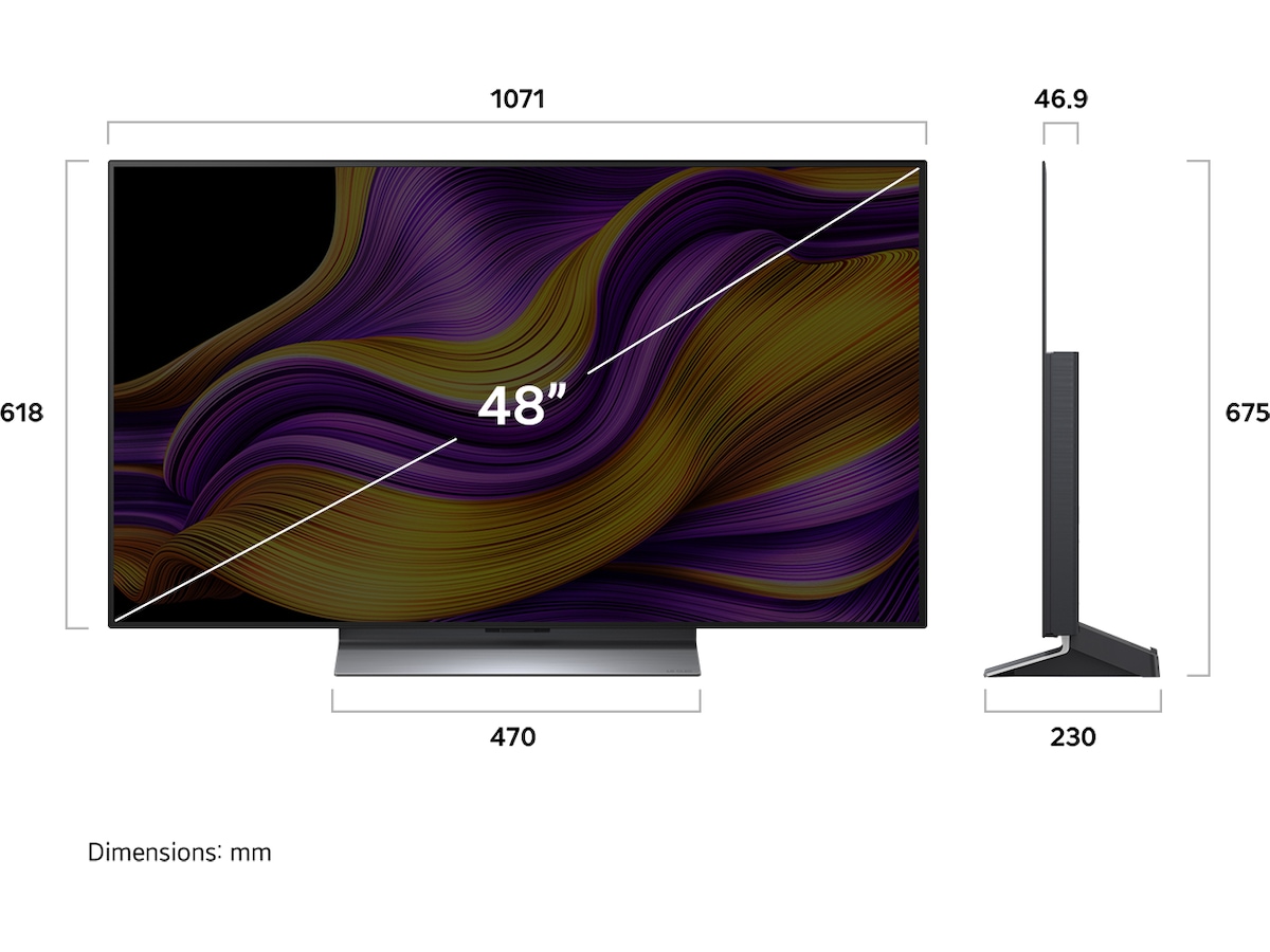 LG 48" G5 AI 4K OLED Smart-TV (2025) 20 - 49 tommer TV