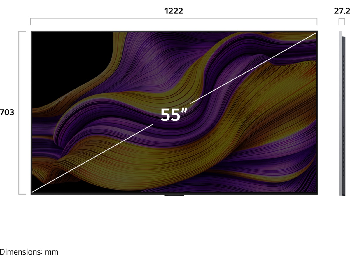 LG 55" G5 AI 4K OLED Smart-TV (2025) 50 - 59 tommer TV