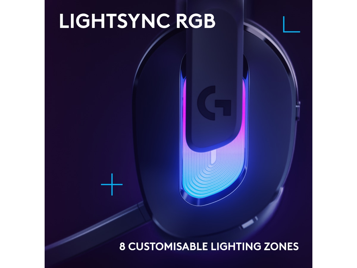 Logitech G522 Lightspeed trådløst gaming-headset (svart) Gaming headset