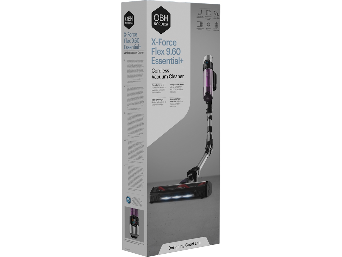 OBH NORDICA X-Force 9.60 Flex Essential+ Støvsuger EO2037NO Trådløse støvsugere